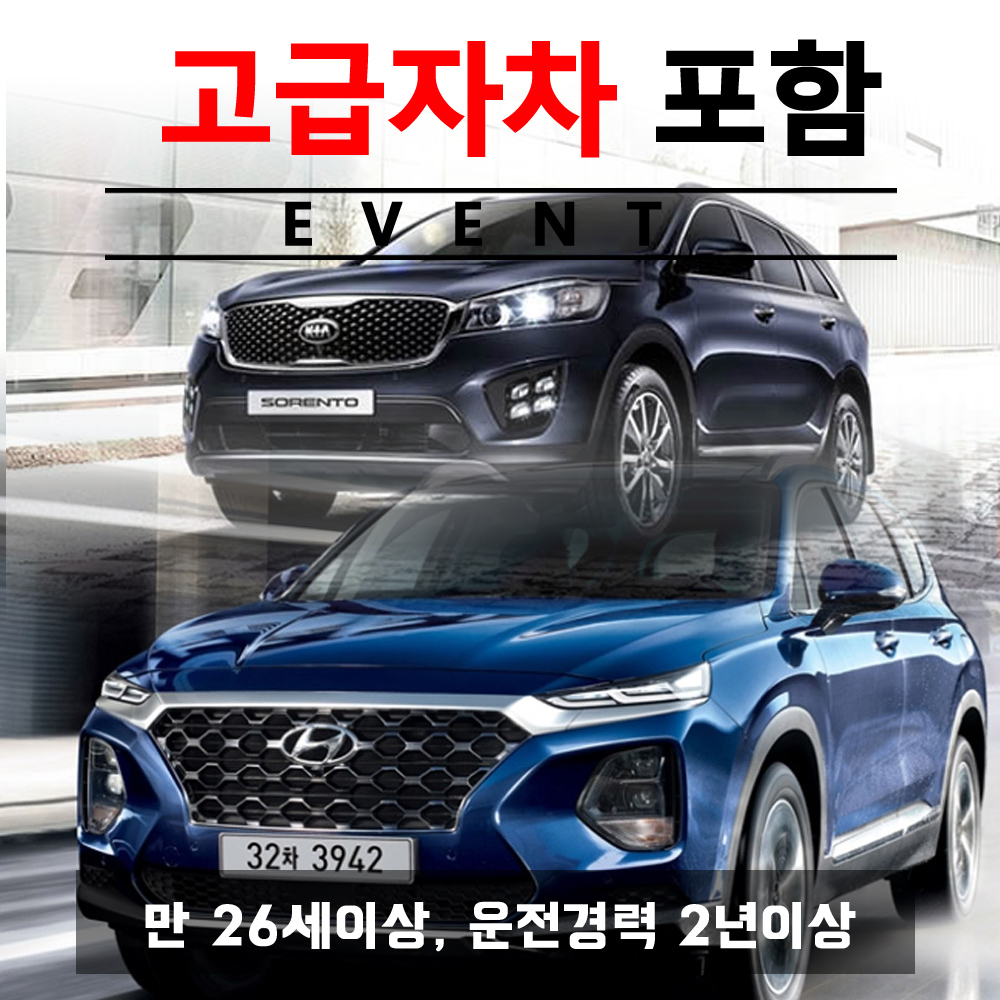 올뉴쏘렌토 / 뉴싼타페TM 7인승 + 고급자차